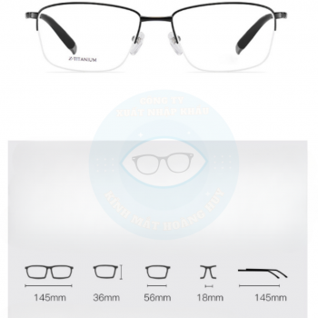 Gọng xẻ cước kim loại mã ZT19875